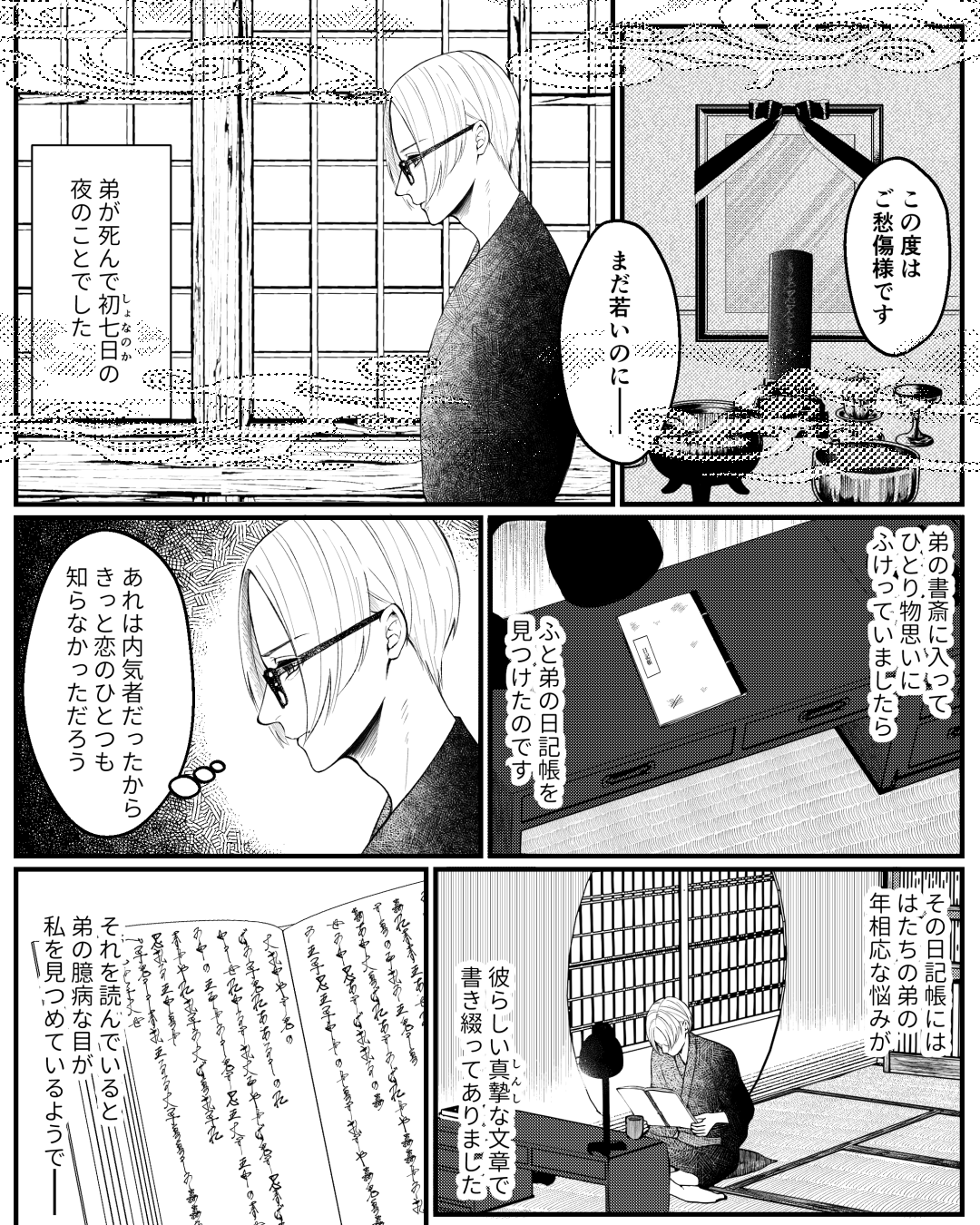 江戸川乱歩『日記帳』の漫画2