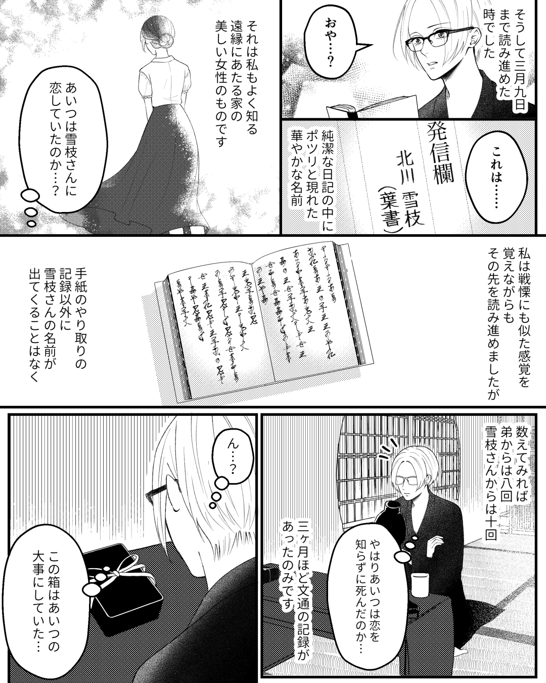 江戸川乱歩『日記帳』の漫画3