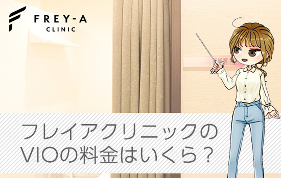 フレイアクリニックのVIOの料金の画像